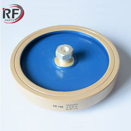 Class 1 Ceramic Condensador 14KV 1600PF 125KVA RF Power Tubular Capacitor