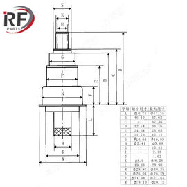 Electron tube used in the gate grounded oscillator ML-7815AL Air-cooled triode