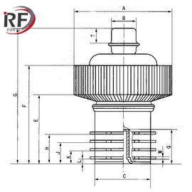 RF electron tube for radio stations 4CX1000A Air-cooled tetrode