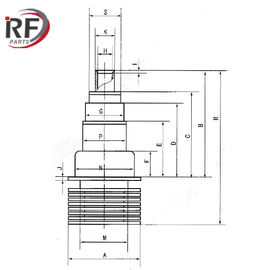 High frequency amplification electron tube ML-8533 Air-cooled triode