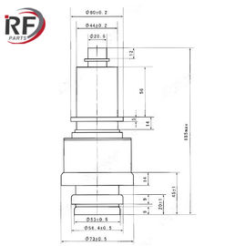 High power vacuum tube RF-724S 2.5KW 110MHz Water-cooled triode