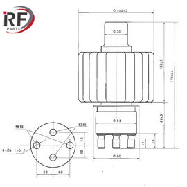 Industrial high-frequency heating electron tube E3062C Air-cooled triode