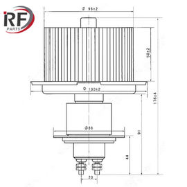 Industrial high frequency vacuum tube 7T84RB Air-cooled triode