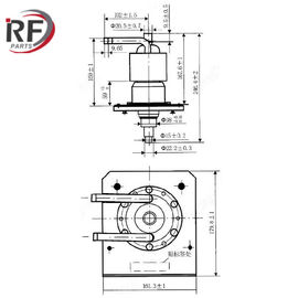Water-cooled triode YU-191B Electron tube for industrial high-frequency heating