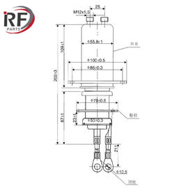 High frequency pulse electron tube ITK3-1 Water-cooled triode