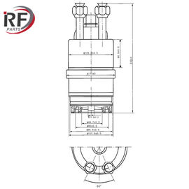 RF amplifier tube RF-4100S 4CW10000B Forced water-cooled Tetrode