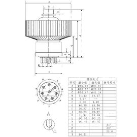 Pulsed Modulator tube RF-3154F 3CPX1500A7 Forced air or liquid triode