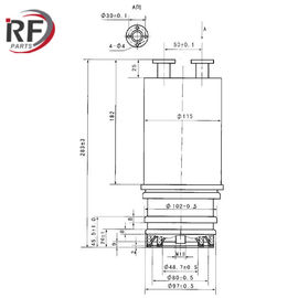 High frequency pulse electron tube RF-101C Super Evaporative cold Tetrode