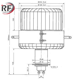 High frequency heating oscillating tube RF-8703F 8T85RB Forced Air Triode
