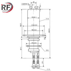 High frequency heating tube RF-3150S ITK5-1 Forced Water Triode