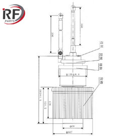 High frequency heating and Oscillation tube RF-834F 834FA Forced air triode