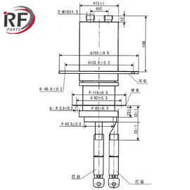High frequency heating tube RF-1211S ITK12-1 Forced water triode