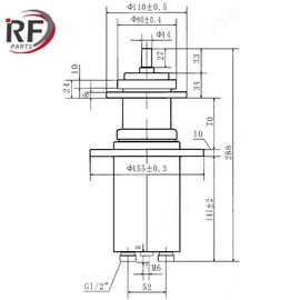 RF amplifier and oscillator tube RF-1520S CTK15-2 Forced water Triode