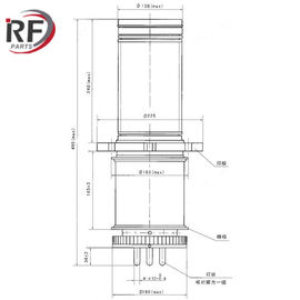 High frequency heating and Oscillation tube RF308S Forced water Triode