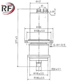 Industrial radio frequency heating tube RF-3060S RS3060CJ Forced water Triode