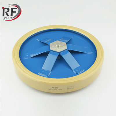 PE200 15KV 3000PF 150KVA High voltage plate shaped high power ceramic capacitor